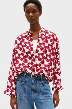 Женская блуза с узором TEXTURED EASY Разноцветный S Tommy Hilfiger WW0WW47176