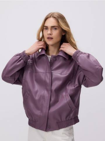 Reserved - LADIES` JACKET - червонувато-ліловий - 504EN-48X Reserved - LADIES` JACKET - червонувато-ліловий - 504EN-48X