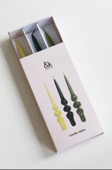 Набор свечей &k amsterdam alpha greens set 3 шт