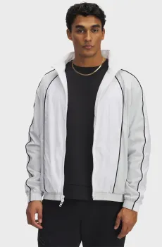 Мужская белая ветровка UA Best Track Jacket Белый XL Under Armour 1390287-100