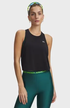 Женская черная майка Tech Sport Mesh Crop Tank Черный XS Under Armour 6011229-001
