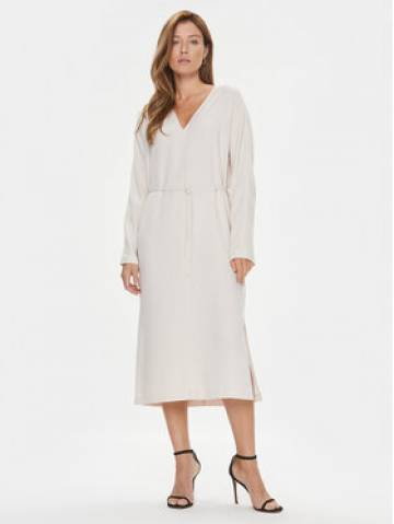 Calvin Klein Повсякденна сукня K20K206148 Écru Regular Fit Calvin Klein Повсякденна сукня K20K206148 Écru Regular Fit