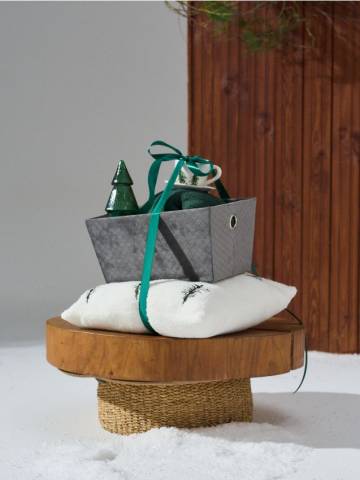 Кошик для зберігання - сірий