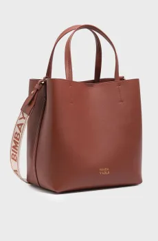 Женская коричневая кожаная сумка Коричневый ONESIZE Bimba Y Lola 261BBAJ4X.10643