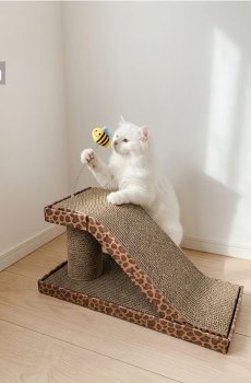 Паперова дряпка для кота - бежевий