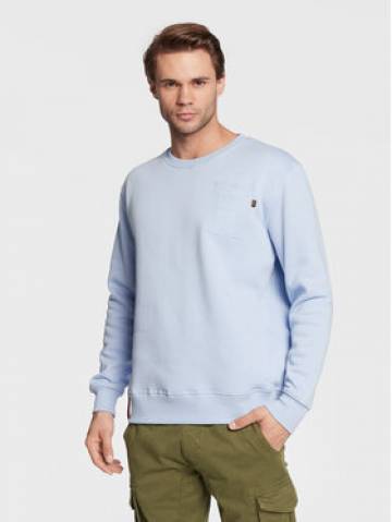 Alpha Industries Світшот Pocket 108303 Блакитний Regular Fit Alpha Industries Світшот Pocket 108303 Блакитний Regular Fit