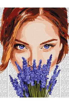 Картина по номерам Ideyka Яркая поэзия: Лаванда, 40*50 см (KHO8595)