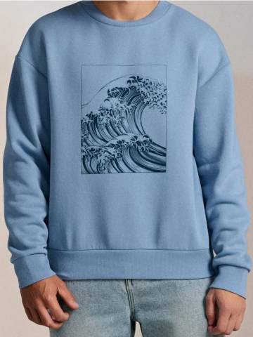 Світшот crewneck - light blue Світшот crewneck - light blue