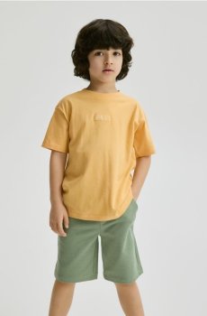 Reserved - Бавовняні шорти - світло-зелений - 720HN-70X