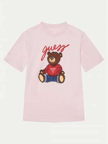 Guess Футболка H4BJ06 I3Z14 Рожевий Regular Fit Guess Футболка H4BJ06 I3Z14 Рожевий Regular Fit