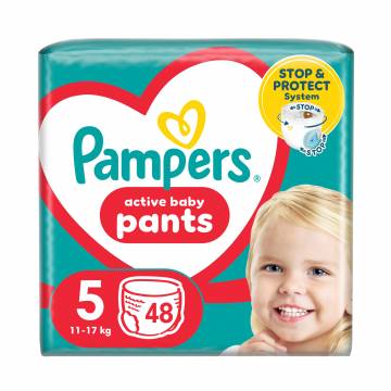 Подгузники-трусики Pampers Active Baby Pants размер 5 (11-17 кг), 48 шт Подгузники-трусики Pampers Active Baby Pants размер 5 (11-17 кг), 48 шт