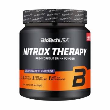 Предтренировочный комплекс BioTech USA Nitrox Therapy Виноград, в порошке, 340 г