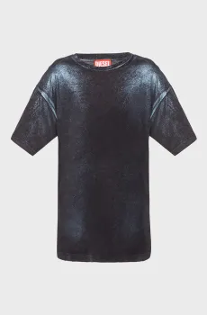 Черная футболка T-BUXT MAGLIETTA (унисекс) Черный M Diesel A12731 0DPAN