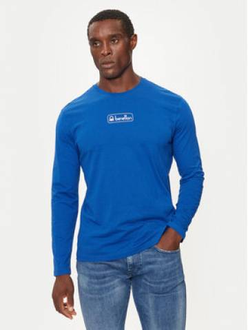 United Colors Of Benetton Longsleeve 3I1XU109C Голубий Regular Fit United Colors Of Benetton Longsleeve 3I1XU109C Голубий Regular Fit
