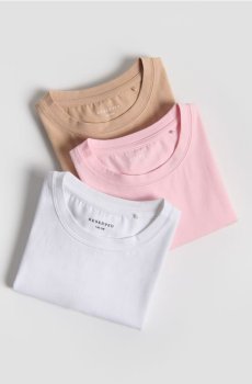 Reserved - Вільна футболка 3 pack - різнобарвний - 412HU-MLC