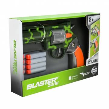 Игрушечный бластер Shantou Jinxing Revolver с 8 поролоновыми патронами, от 8 лет, 27.5*18.5*4.8 см (WY2108C)