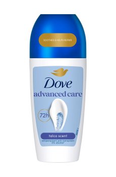 Шариковый дезодорант-антиперспирант Dove Advanced Care Talco 72H женский, 50 мл