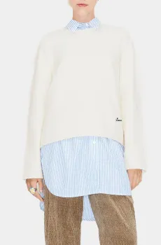 Женский белый джемпер Белый M Bimba Y Lola 232BR7205.10070