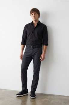 Сорочка slim fit - чорний
