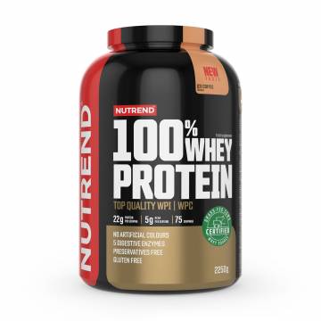 Протеин Nutrend 100% Whey Protein Холодный кофе, в порошке, 2.25 кг