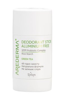 Дезодорант-стик Arederma Green Tea Deodorant Stick Aluminium Free женский, 65 г