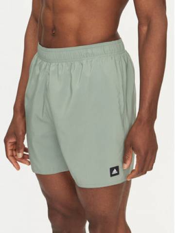 adidas Шорти для плавання Solid CLX JC9920 Зелений Regular Fit adidas Шорти для плавання Solid CLX JC9920 Зелений Regular Fit