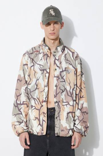 Двусторонняя кофта Billionaire Boys Club Pull Out Shell мужская цвет бежевый узор B24106 Двусторонняя кофта Billionaire Boys Club Pull Out Shell мужская цвет бежевый узор B24106