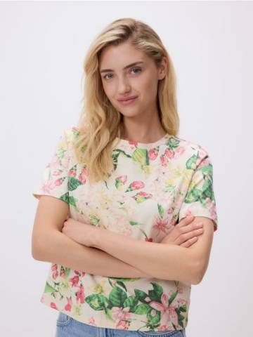 Reserved - Футболка з принтом - різнобарвний - WU826-MLC