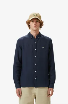 Мужская синяя рубашка Синий 45 Lacoste CH5692T166