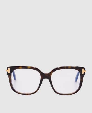 Коричневые очки BLUE BLOCK с эффектом черепахового панциря