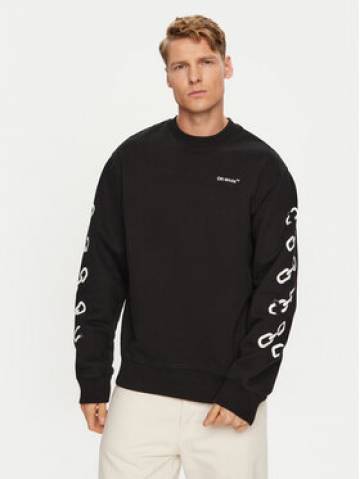 Off-White Світшот OMBA057F22FLE0071001 Чорний Regular Fit Off-White Світшот OMBA057F22FLE0071001 Чорний Regular Fit