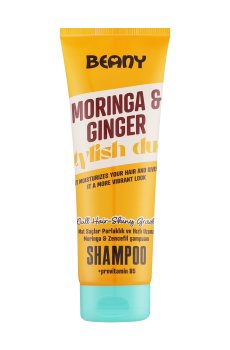Безсульфатный шампунь Beany Shampoo для тусклых волос, с морингой и имбирeм, 250 мл