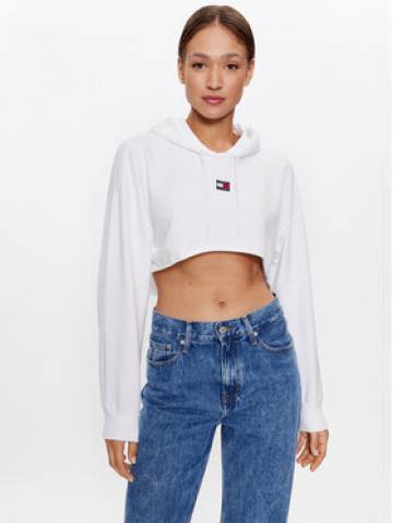 Tommy Jeans Світшот DW0DW16126 Білий Regular Fit Tommy Jeans Світшот DW0DW16126 Білий Regular Fit