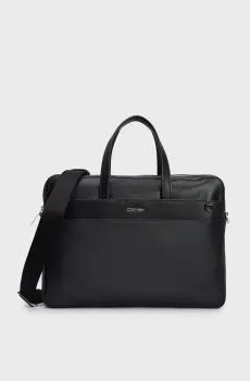 Мужская черная сумка для ноутбука CK EST. PU LAPTOP BAG Черный ONESIZE Calvin Klein K50K511864