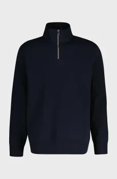 Мужская темно-синяя спортивная кофта INTERLOCK Синий XL Gant 2067115