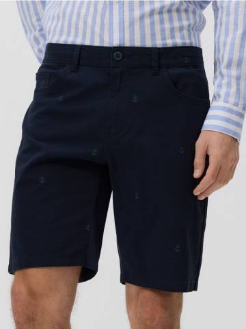 Reserved - Морквяні шорти з принтом - темно-синій - 9397N-59X Reserved - Морквяні шорти з принтом - темно-синій - 9397N-59X