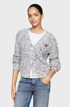 Женский кардиган TJW MARLED YARN CARDIGAN Разноцветный XS Tommy Jeans DW0DW18672