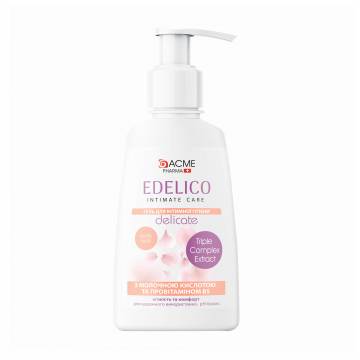 Гель для интимной гигиены Acme Pharmа Edelico Intimate Care Delicate для сухой и чувствительной кожи, 300 мл Гель для интимной гигиены Acme Pharmа Edelico Intimate Care Delicate для сухой и чувствительной кожи, 300 мл