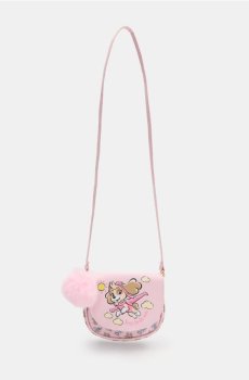 Маленька сумка з помпоном PAW Patrol - пастельний рожевий