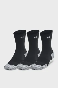 Черные носки (3 пары) UA Velociti Run Cush Черный 31.5-36.5 Under Armour 1387043-001
