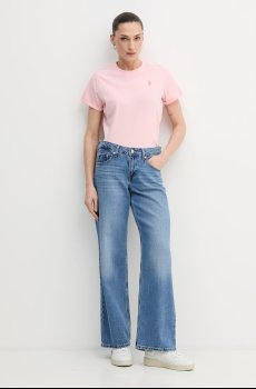 Хлопковая футболка U.S. Polo Assn. CREW NECK