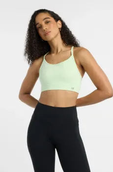 Женский салатовый топ Essential Train Bra Салатовый 43-46 New Balance WB51039MEW