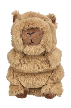 Игрушка для собак Trixie Капибара с шелестом, плюш, коричневая, 14 см (361023)