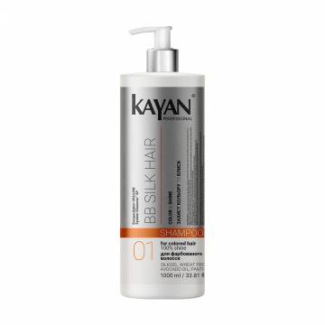Шампунь Kayan Professional BB Silk Hair Shampoo для окрашенных волос, 1 л Шампунь Kayan Professional BB Silk Hair Shampoo для окрашенных волос, 1 л