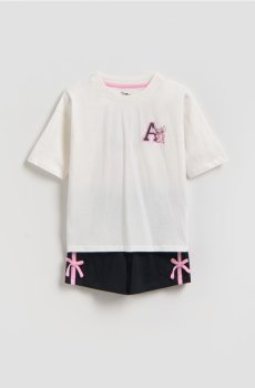 Reserved - Піжама з двох частин Lilo and Stitch - кремовий - 799IR-01X