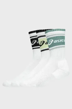 Белые носки (3 пары) ASICS LOGO CREW SOCK Белый 35-38 Asics 3033B879-961
