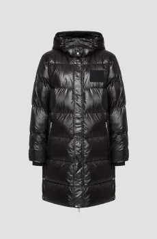 Мужской черный пуховик Черный 48 Karl Lagerfeld 524503.455002;990