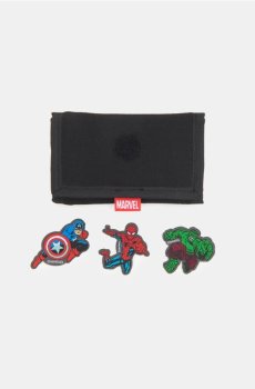 Гаманець із змінними нашивками Marvel - різнобарвний