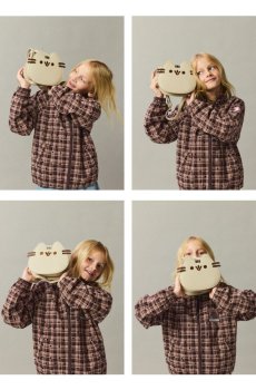 Reserved - Сумка Pusheen - бежевий - 761IE-08X