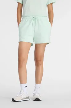 Женские мятные шорты Sport Essentials French Terry Зеленый M New Balance WS41500COJ